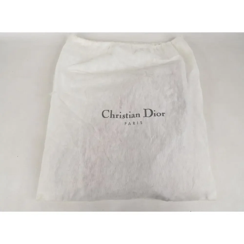 Christian Dior Saddle Bag – Tan Leather with Brass “CD” Hardware - Picture 14 of 15